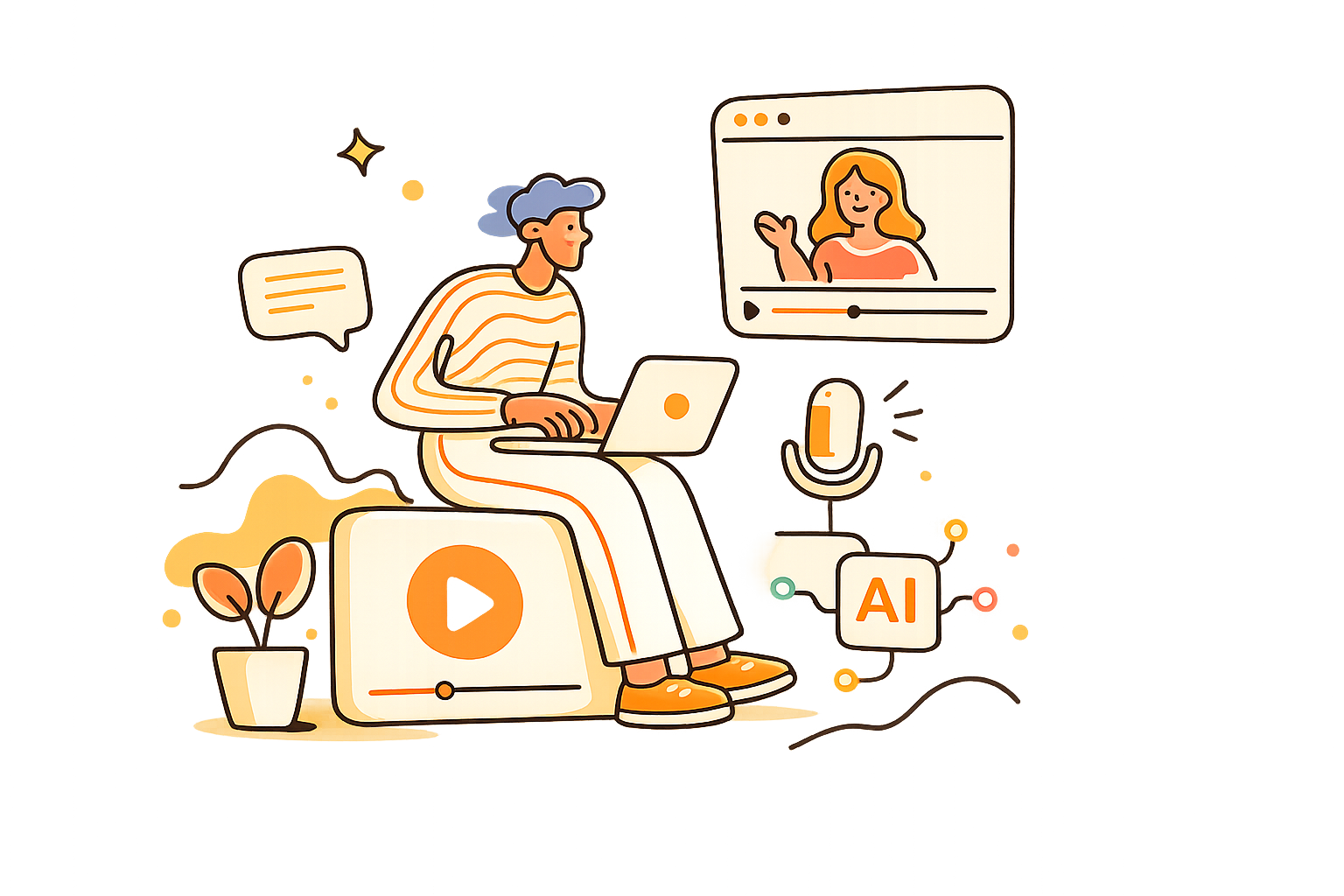 Aerotar, an AI concierge chatting with a website visitor and booking them in